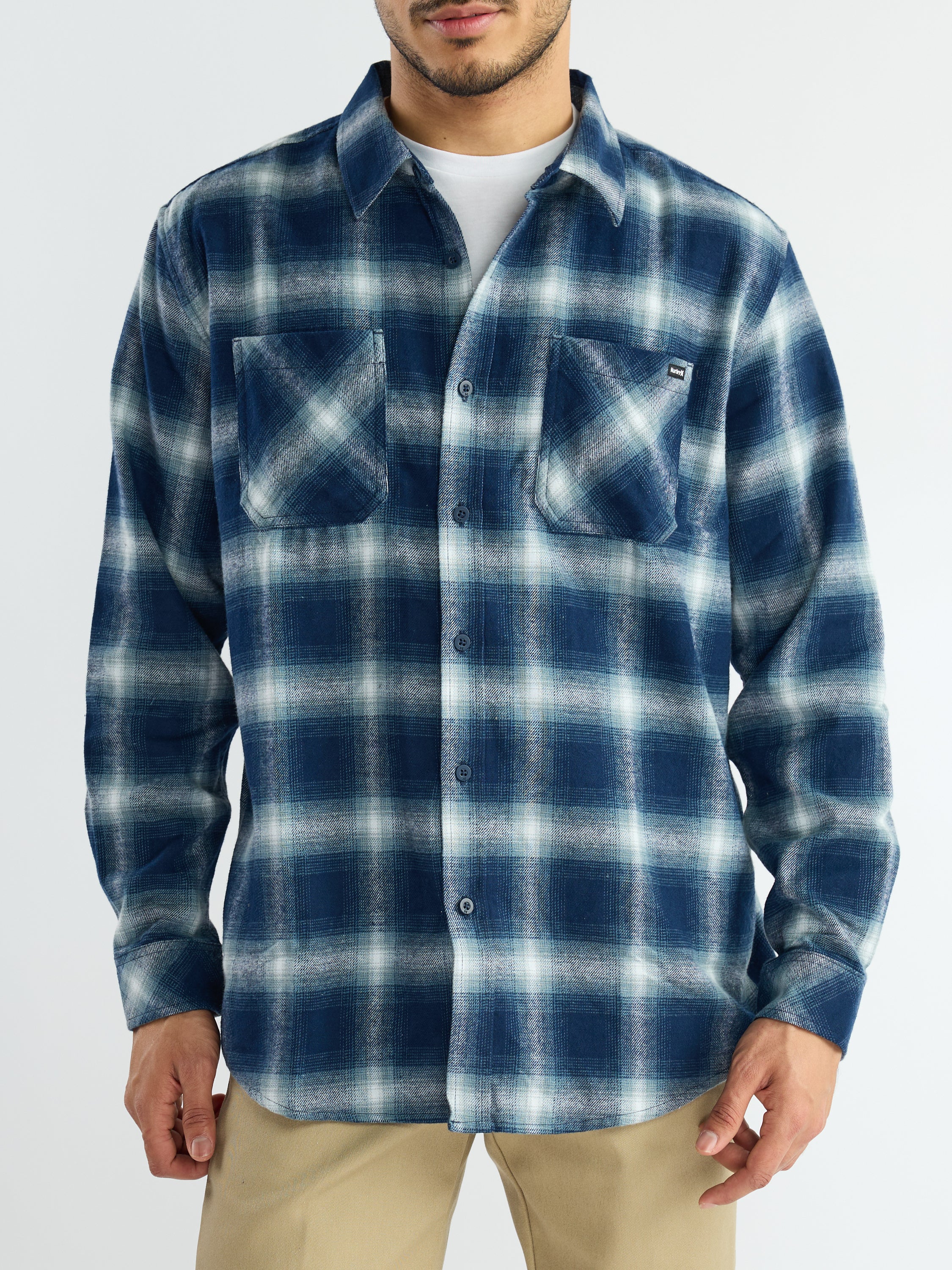 Hurley Flannel Button Up Shirt