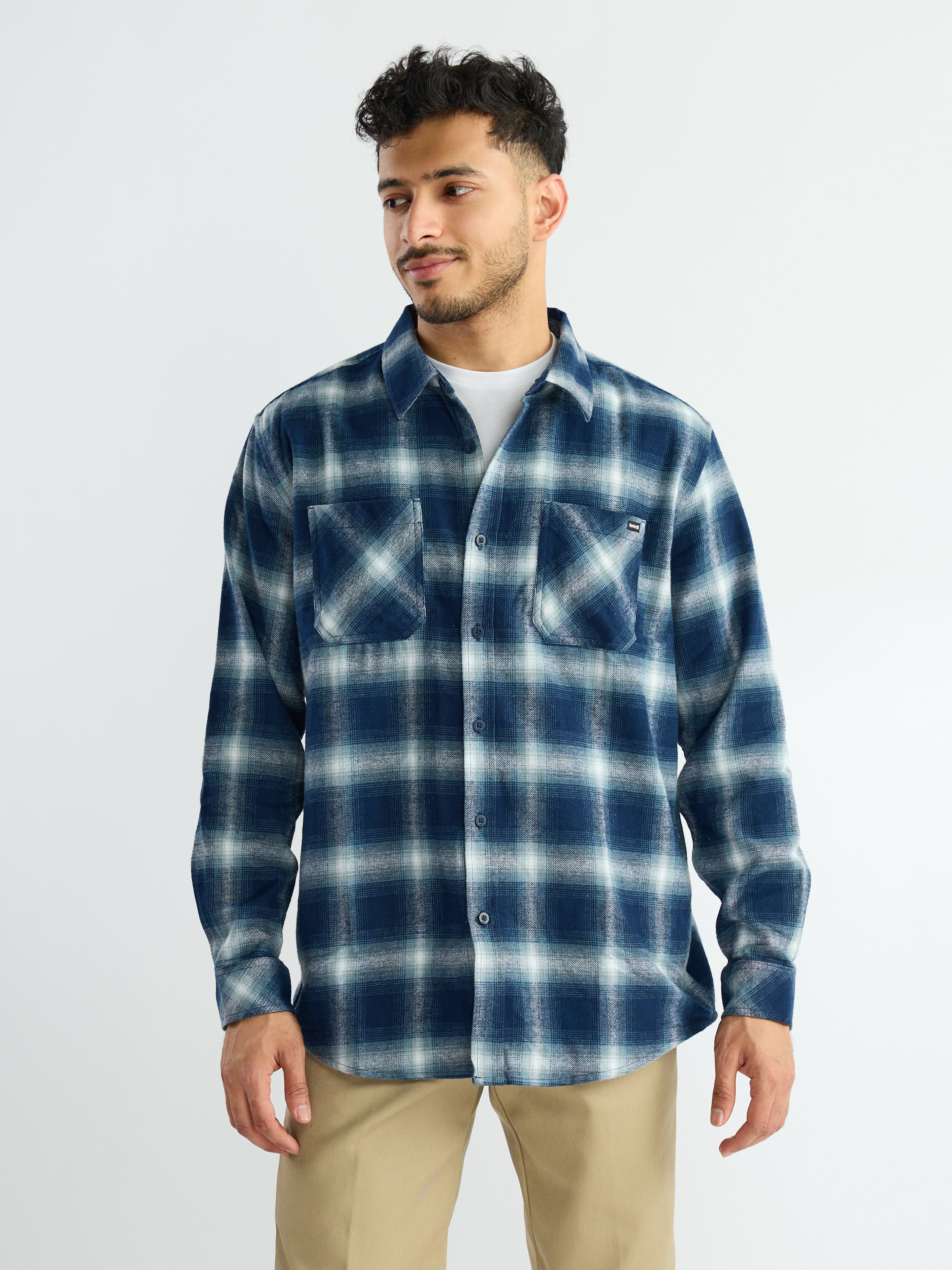 Hurley Flannel Button Up Shirt