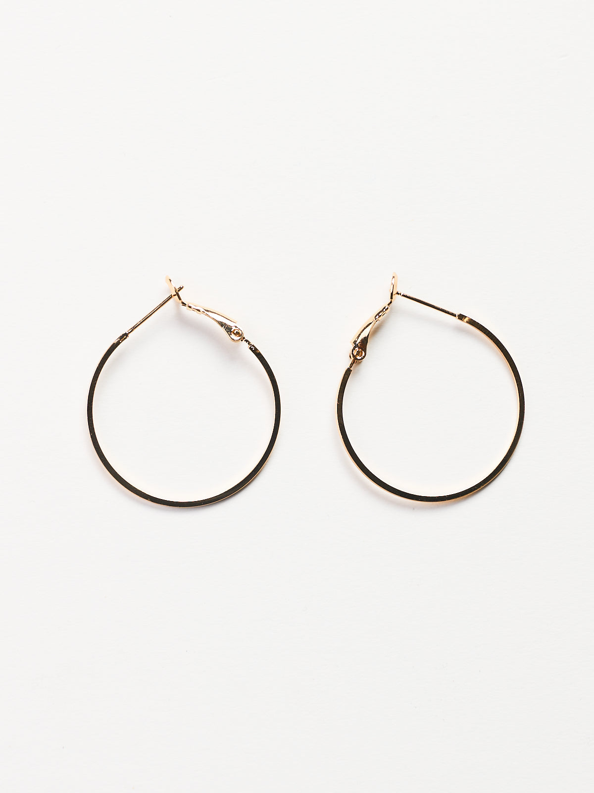 Thin Hoop Earrings