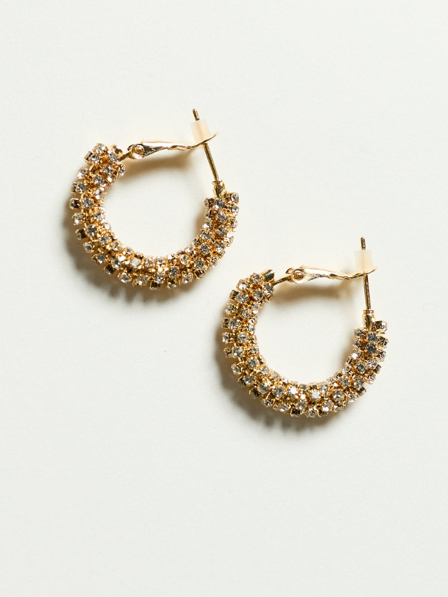 Small Rhine Hoop Earrings
