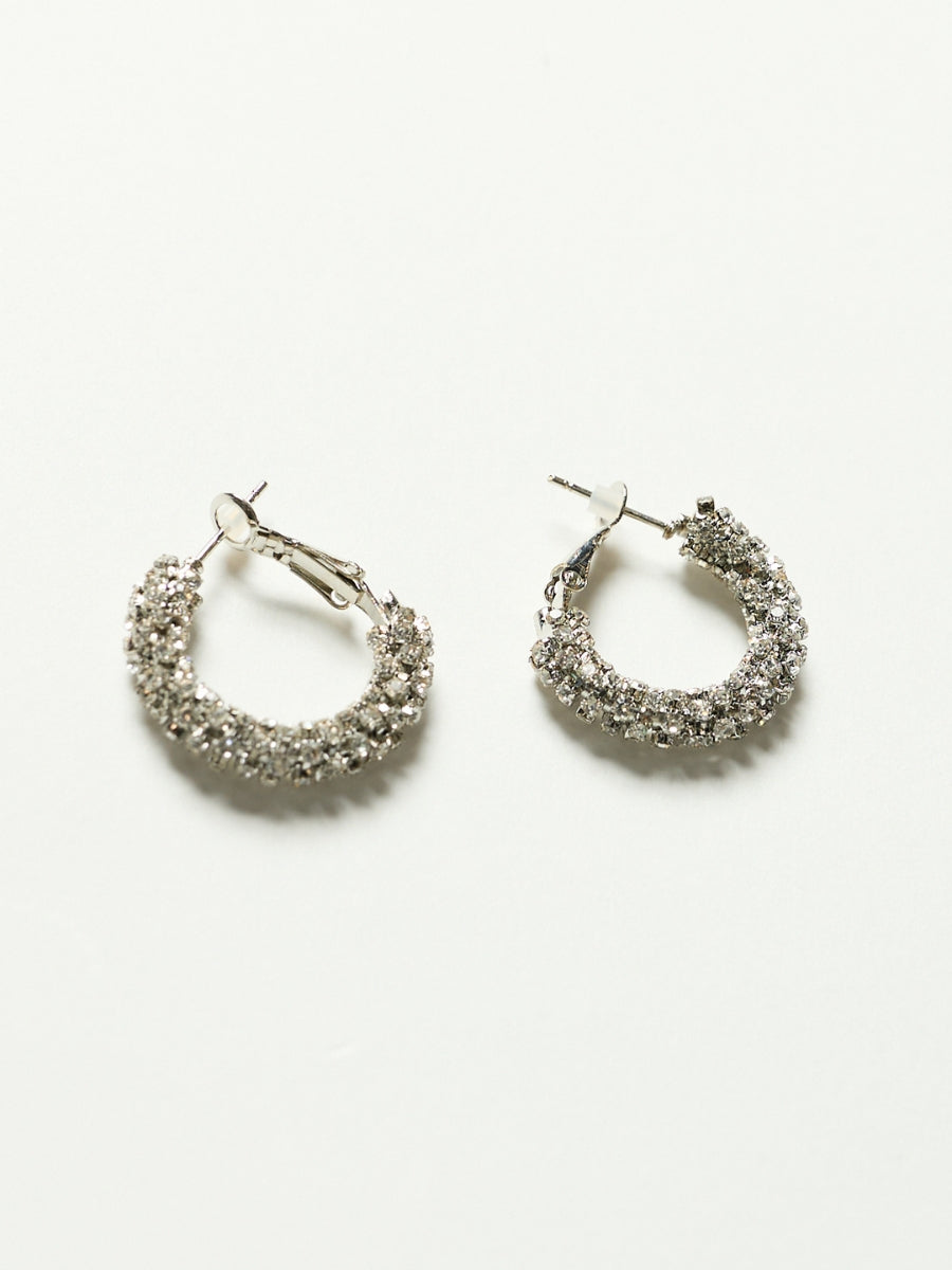 Small Rhine Hoop Earrings