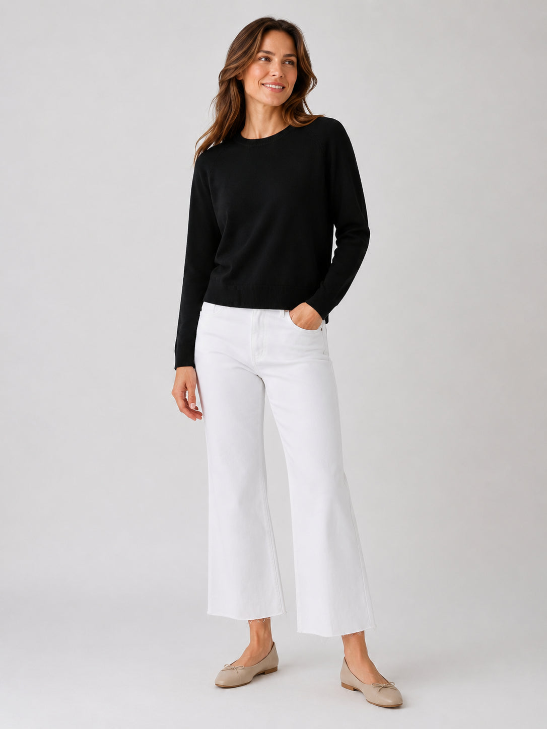 B. Young Morla O-Neck Sweater