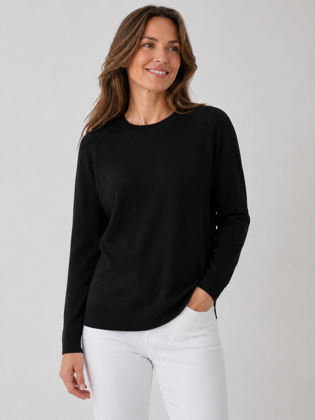B. Young Morla O-Neck Sweater