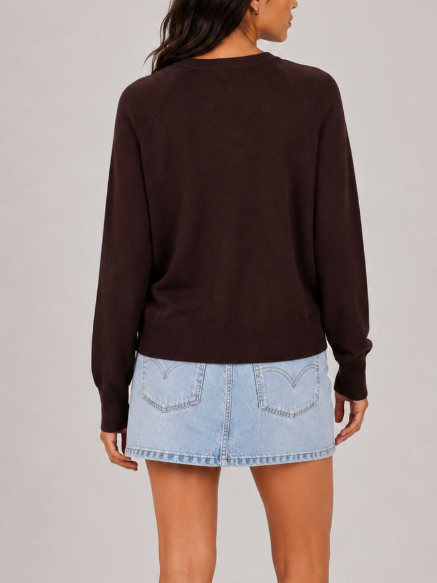 B. Young Morla O-Neck Sweater