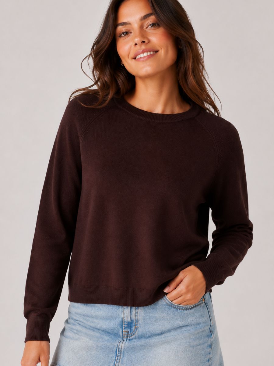B. Young Morla O-Neck Sweater