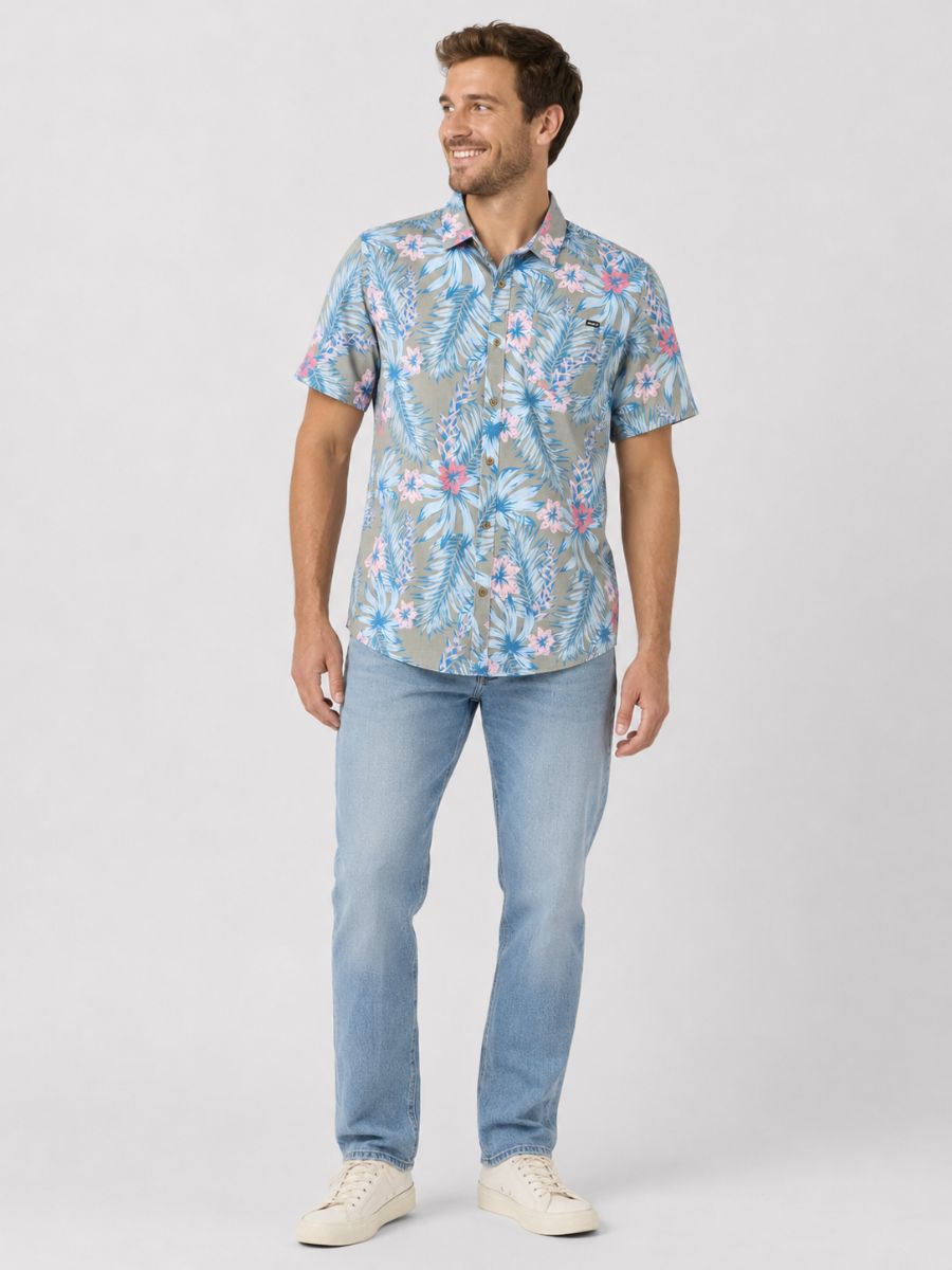 Hurley Floral Short Sleeve Shirt
