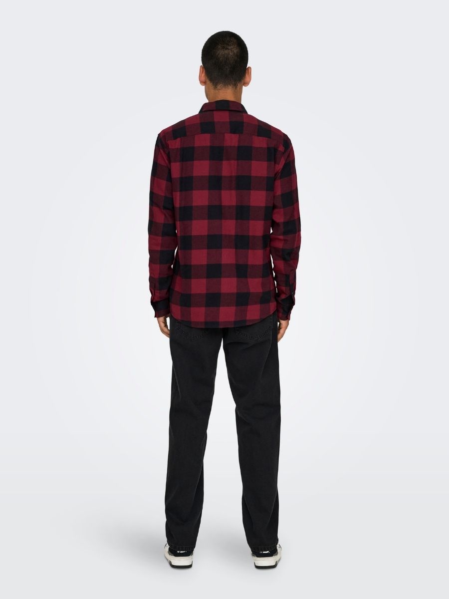 Only & Sons Gudmund Long Sleeve Check Shirt