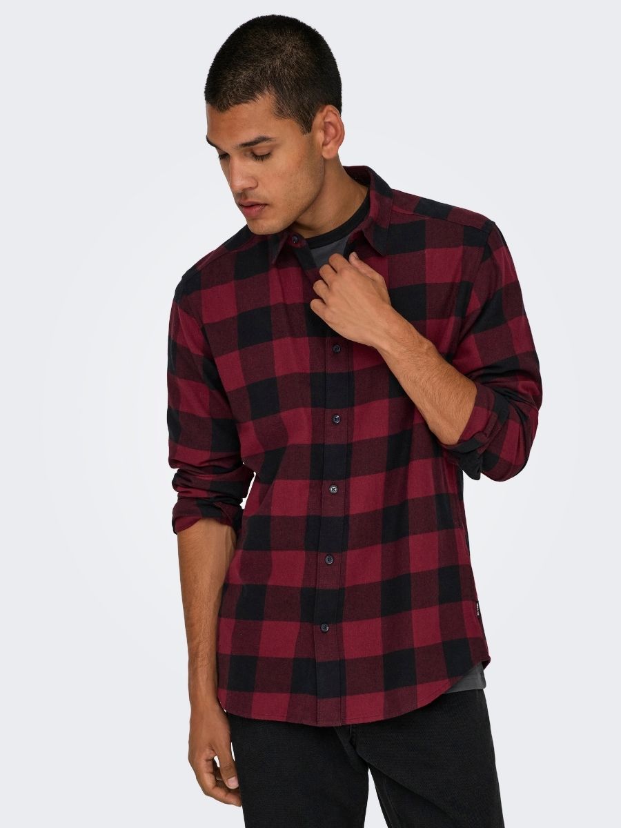 Only & Sons Gudmund Long Sleeve Check Shirt