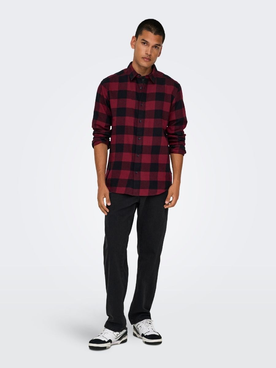 Only & Sons Gudmund Long Sleeve Check Shirt