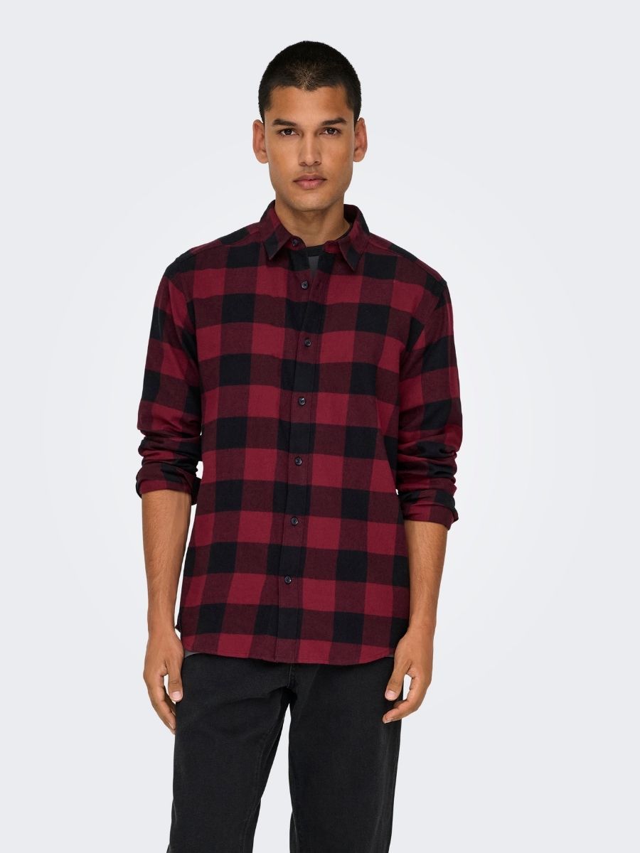Only & Sons Gudmund Long Sleeve Check Shirt