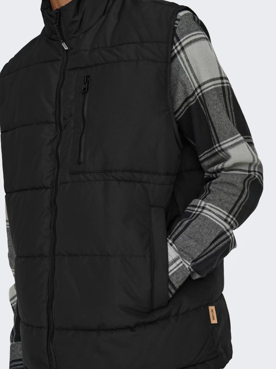 Only & Sons Jake Quilted Vest