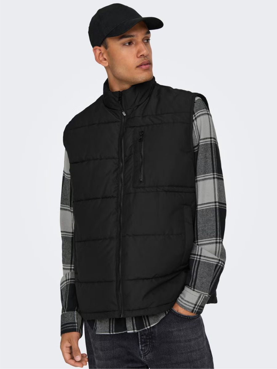 Only & Sons Jake Quilted Vest