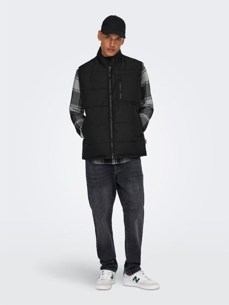 Only & Sons Jake Quilted Vest