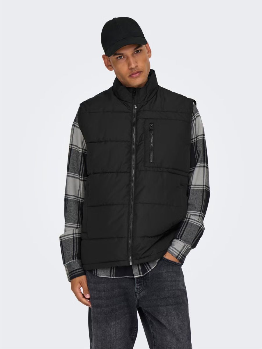 Only & Sons Jake Quilted Vest