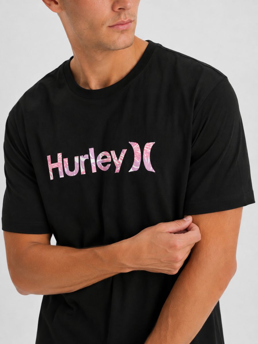 Hurley Short Sleeve Pop Color Logo Tee