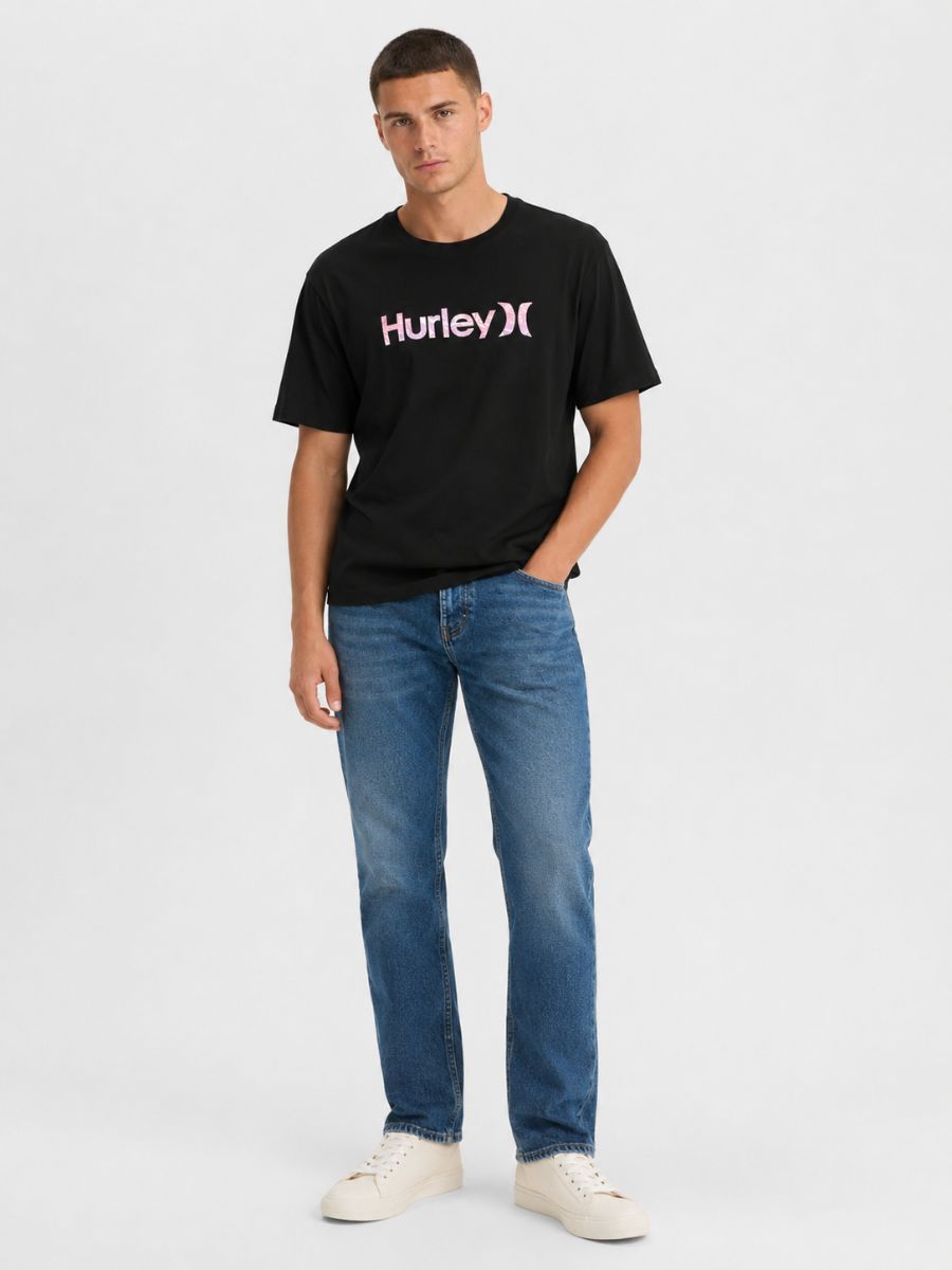 Hurley Short Sleeve Pop Color Logo Tee
