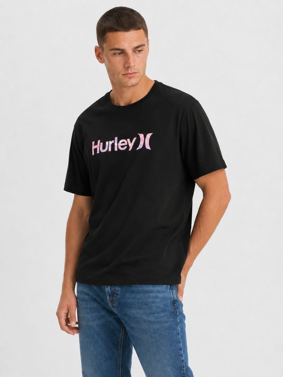 Hurley Short Sleeve Pop Color Logo Tee