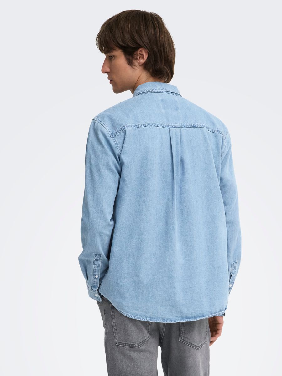 Only & Sons Orson Regular Denim Shirt