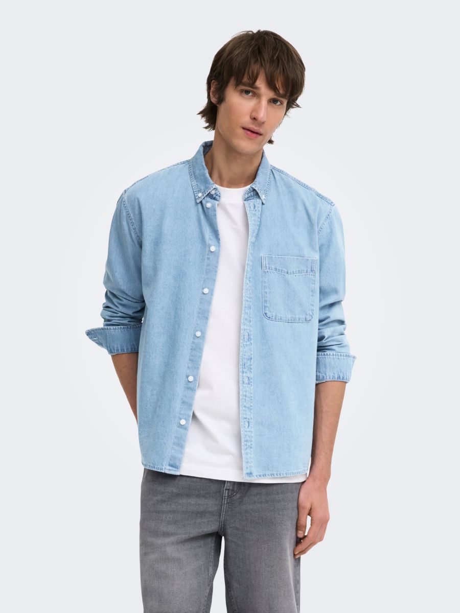Only & Sons Orson Regular Denim Shirt