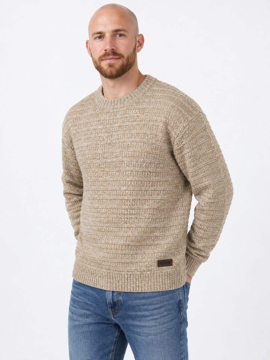 Walter Textured Crew Neck Sweater
