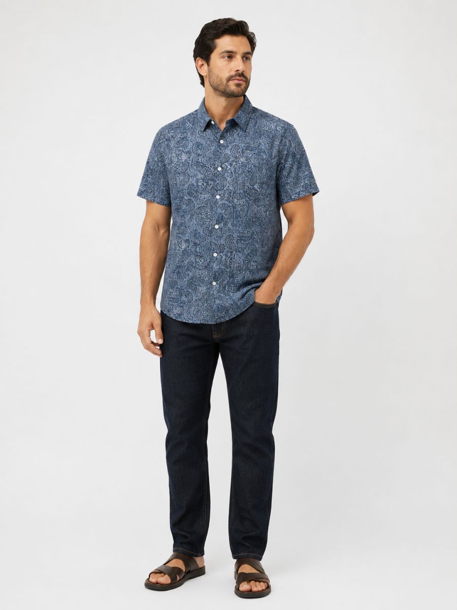 Jake Short Sleeve All Over Print Shirt