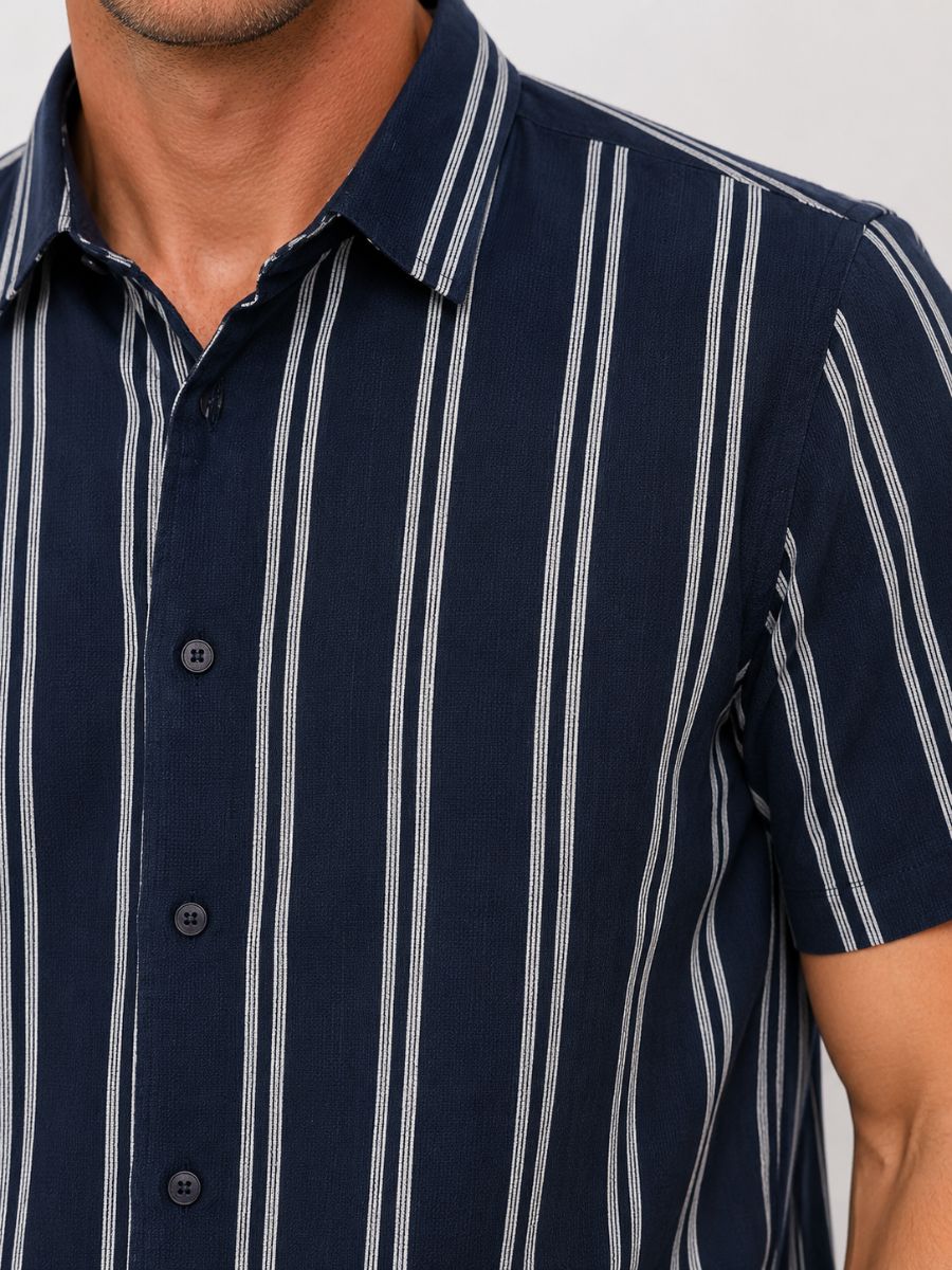 Kyle Short Sleeve Stripe Shirt