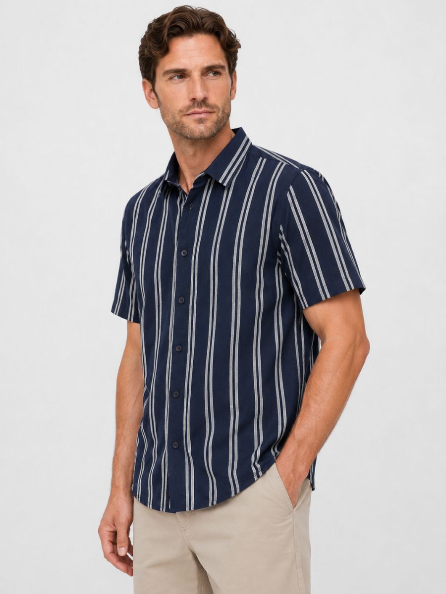 Kyle Short Sleeve Stripe Shirt