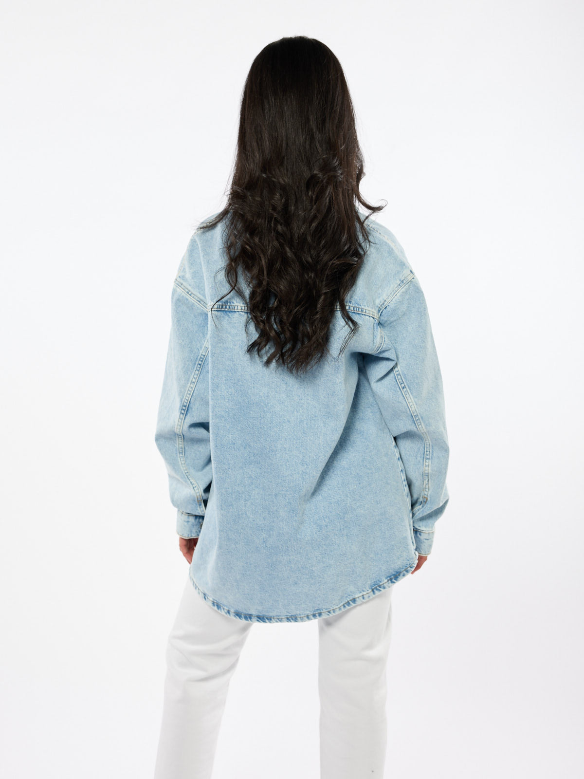 Alva Long Sleeve Denim Shacket