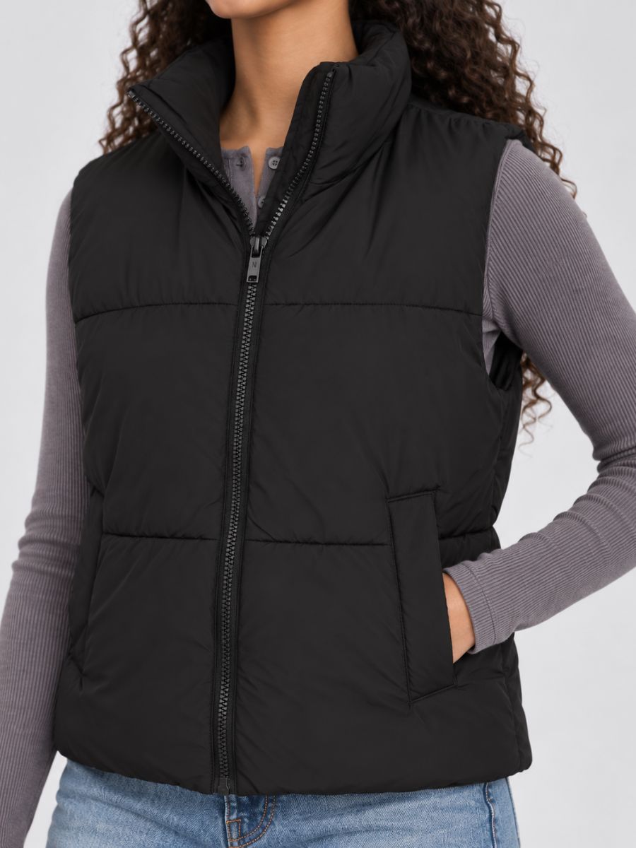 Noisy May Rosy Puffer Vest