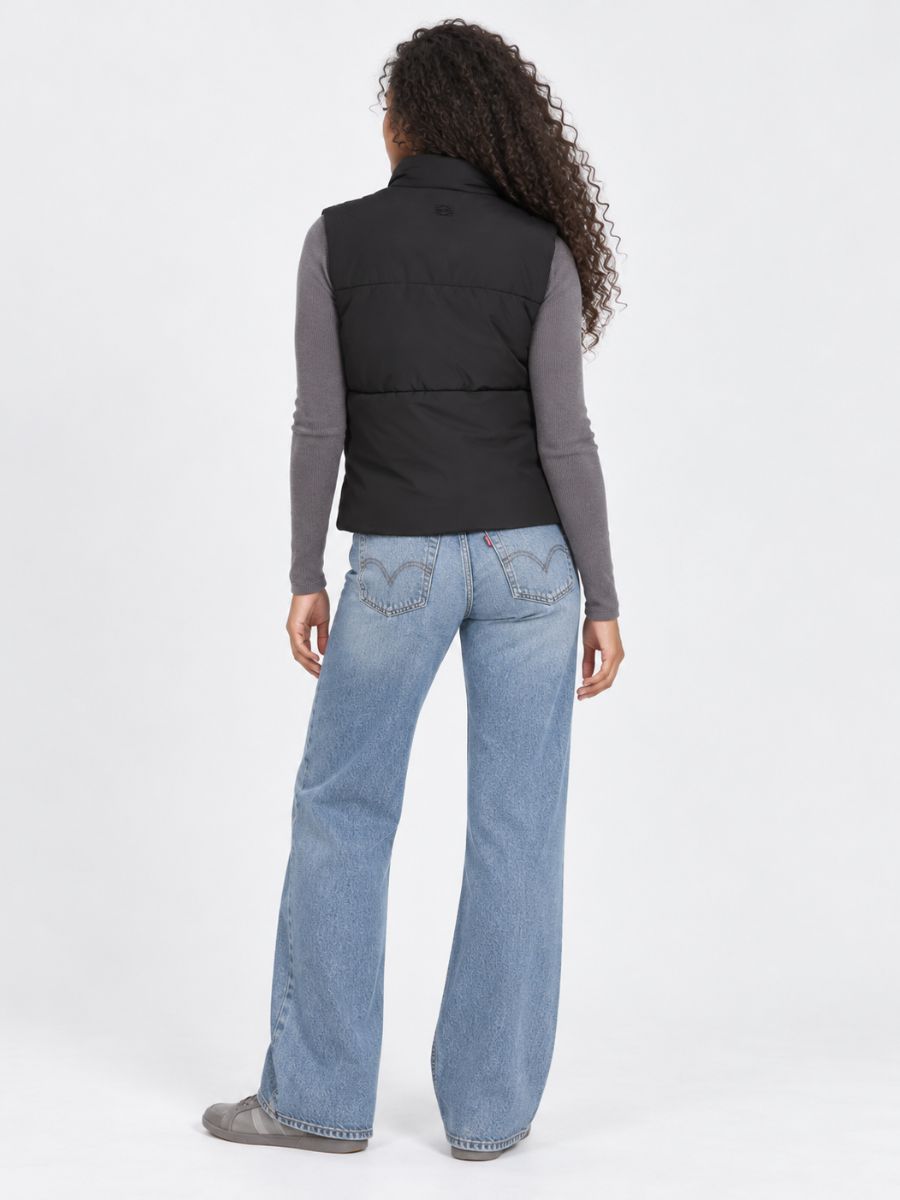 Noisy May Rosy Puffer Vest