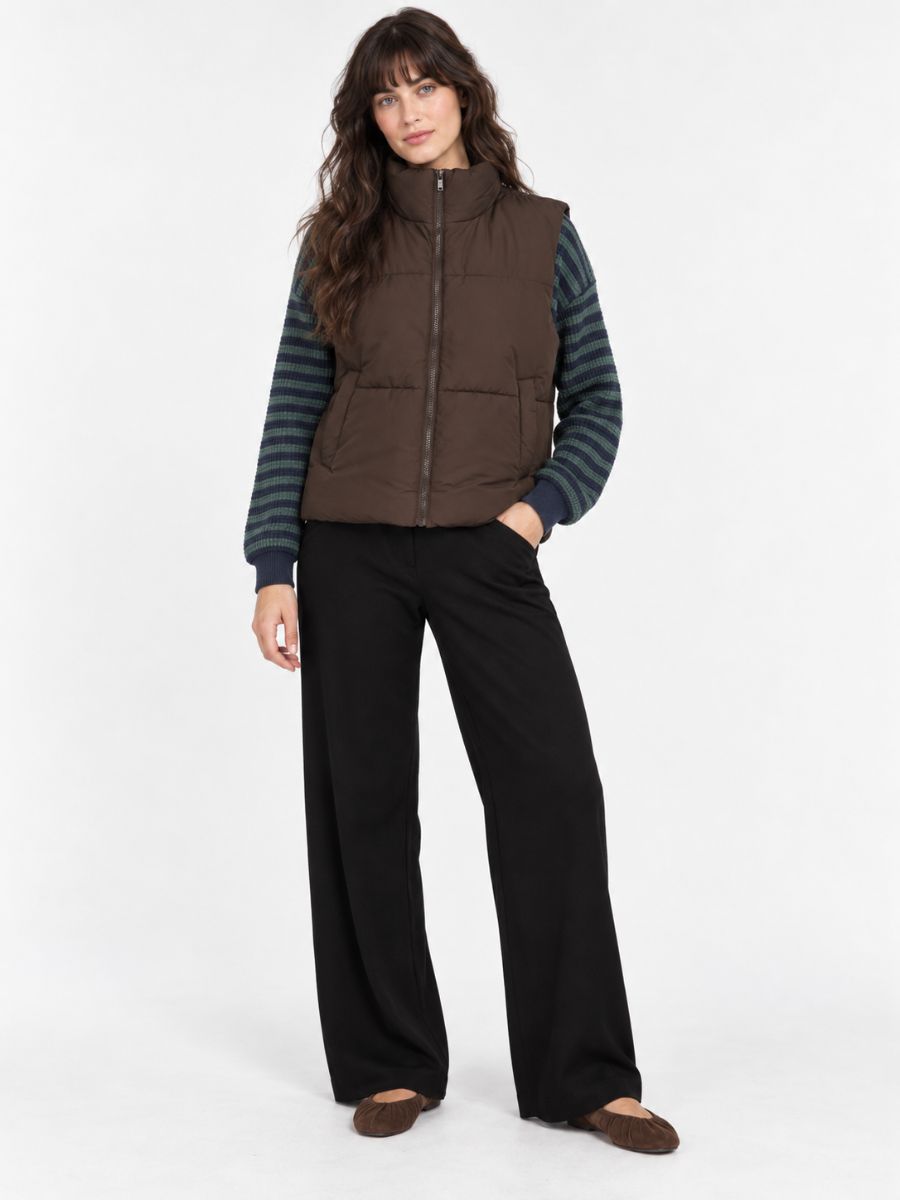 Noisy May Rosy Puffer Vest