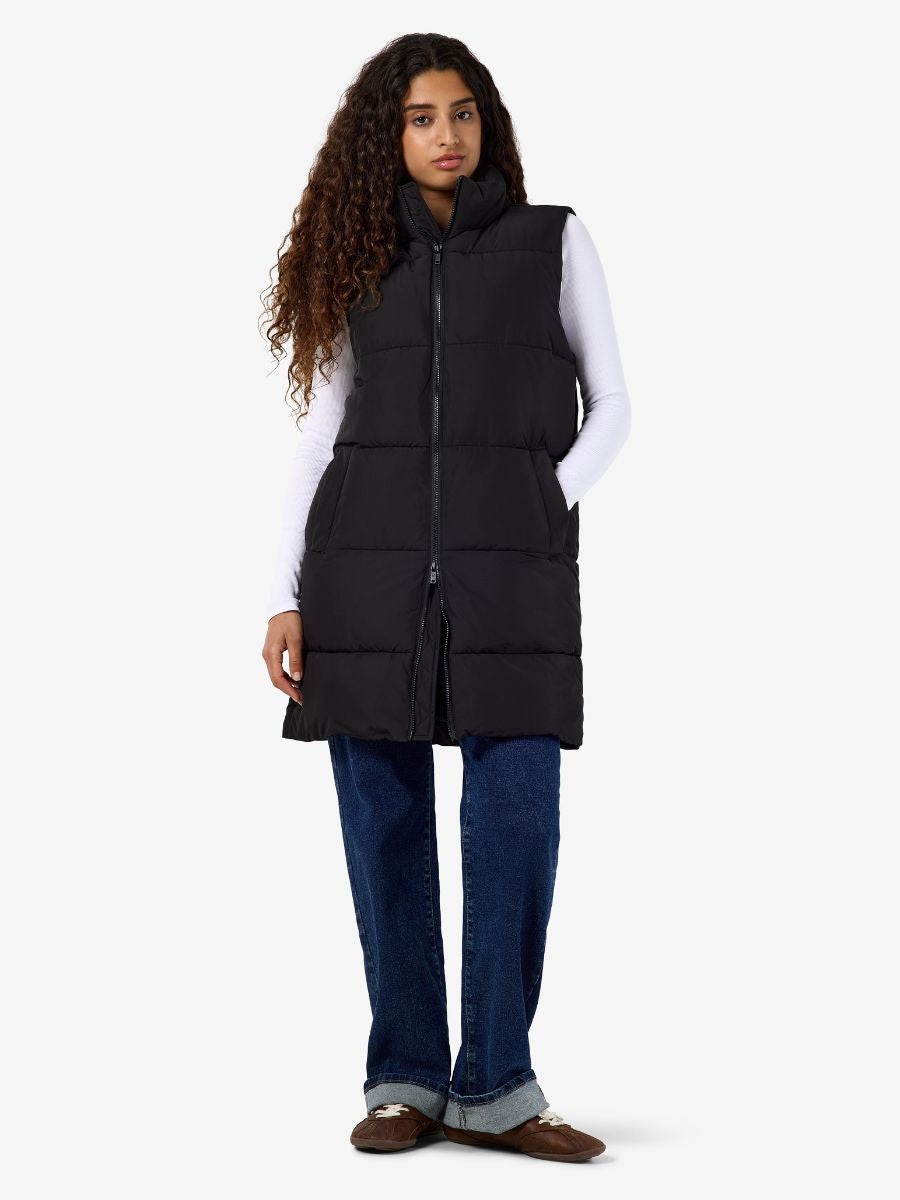 Noisy May Rosy Long Puffer Vest