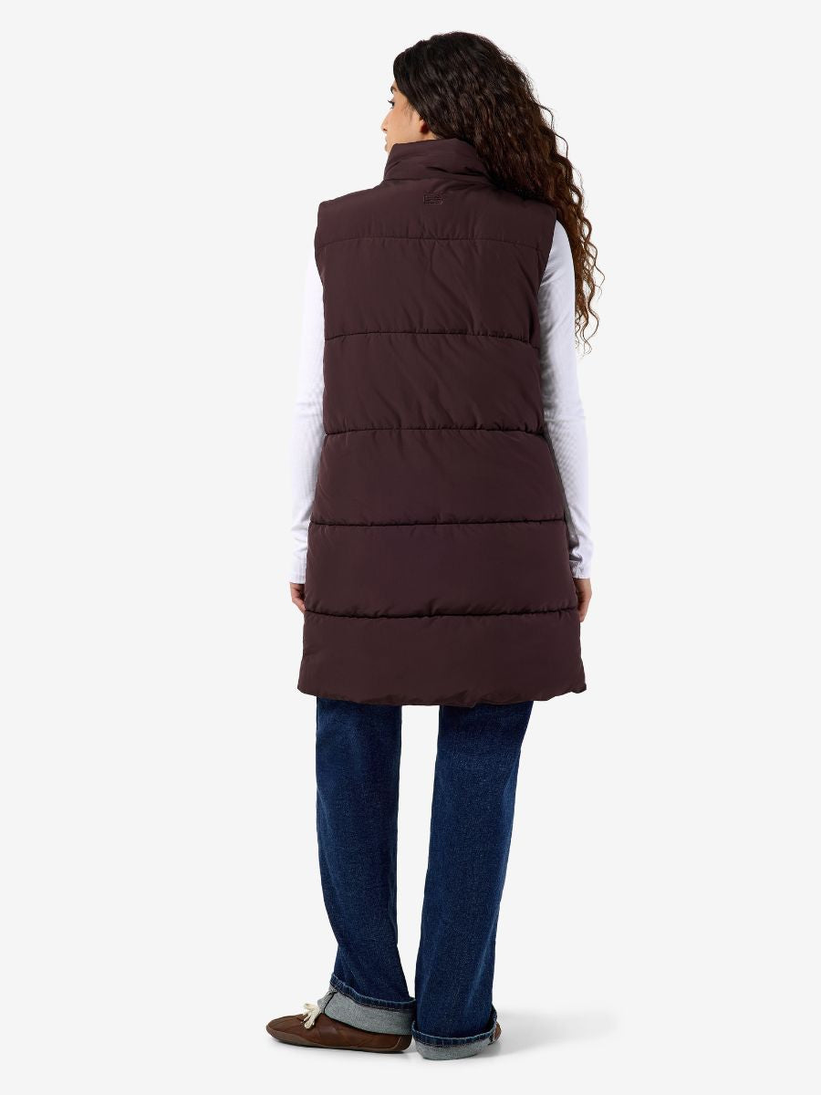 Noisy May Rosy Long Puffer Vest
