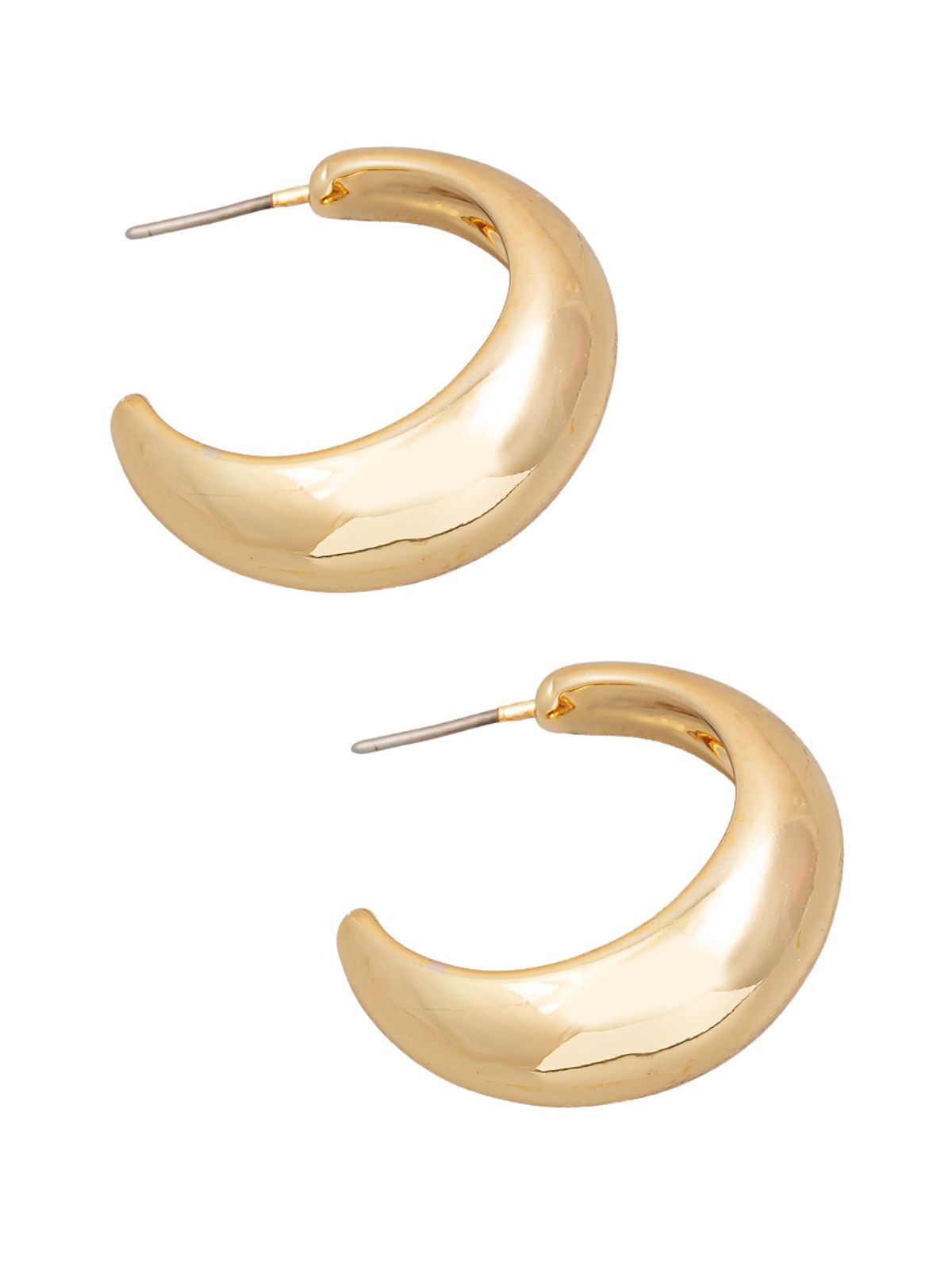 Semi Circle Hoop Earring