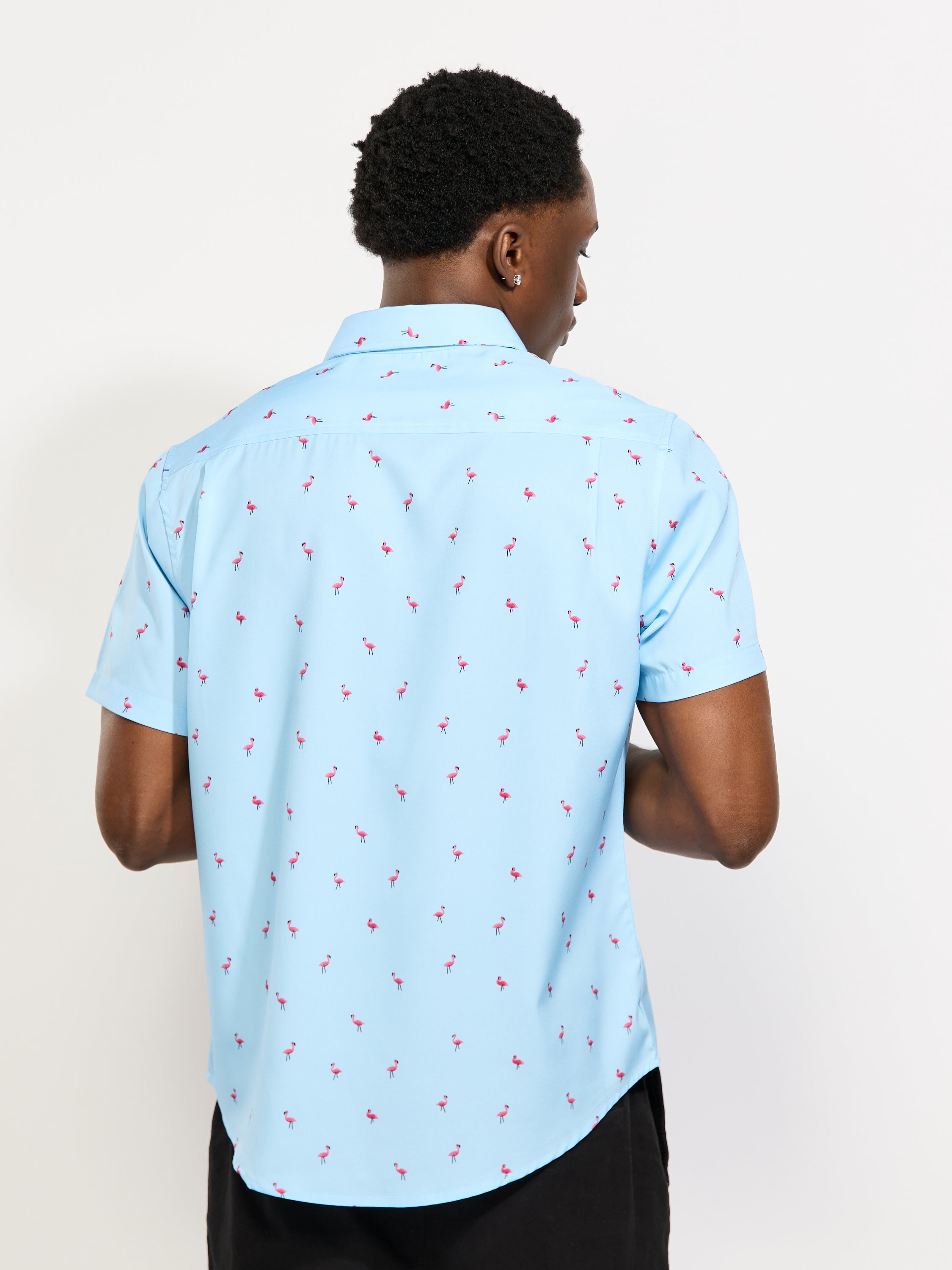 Flamingo Woven Sport Shirt