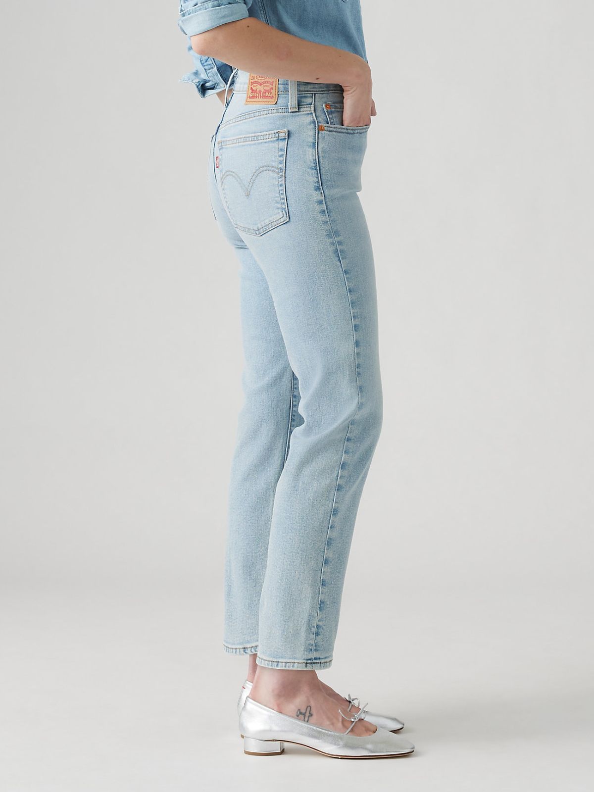 Levi's Wedgie Straight Bells and Whistles Jean