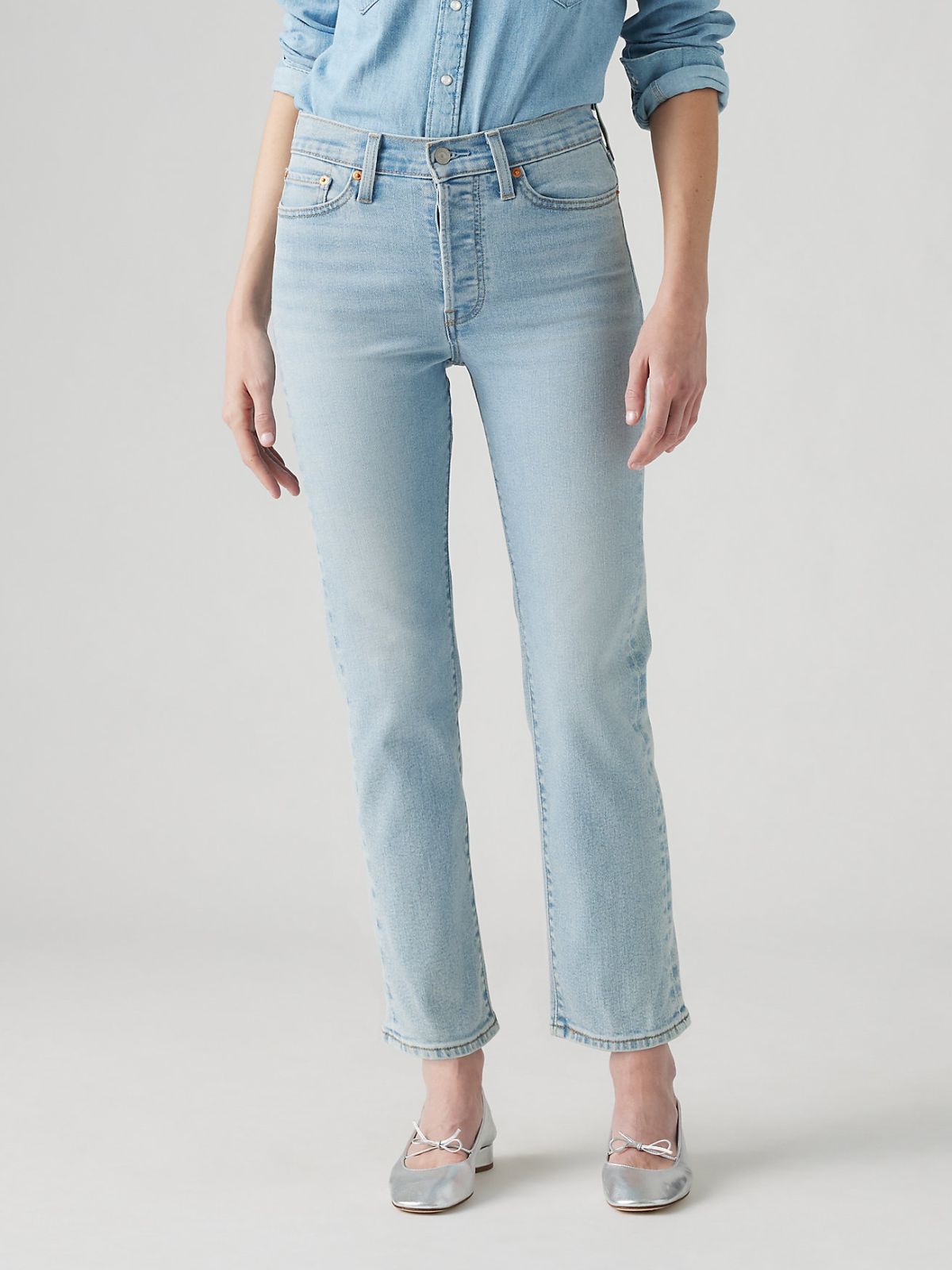 Levi's Wedgie Straight Bells and Whistles Jean