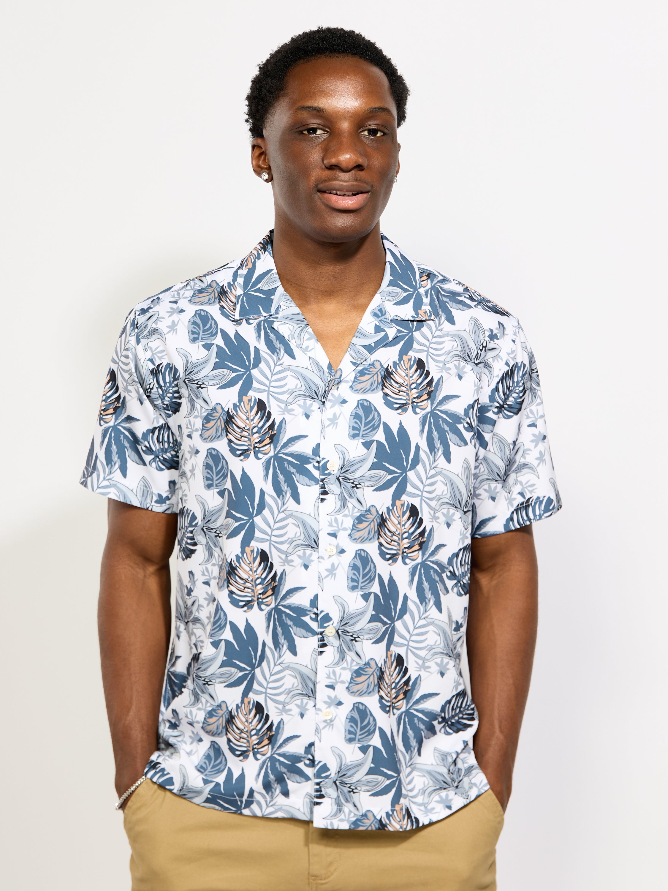 Tropical Woven Short Sleeve Shirt