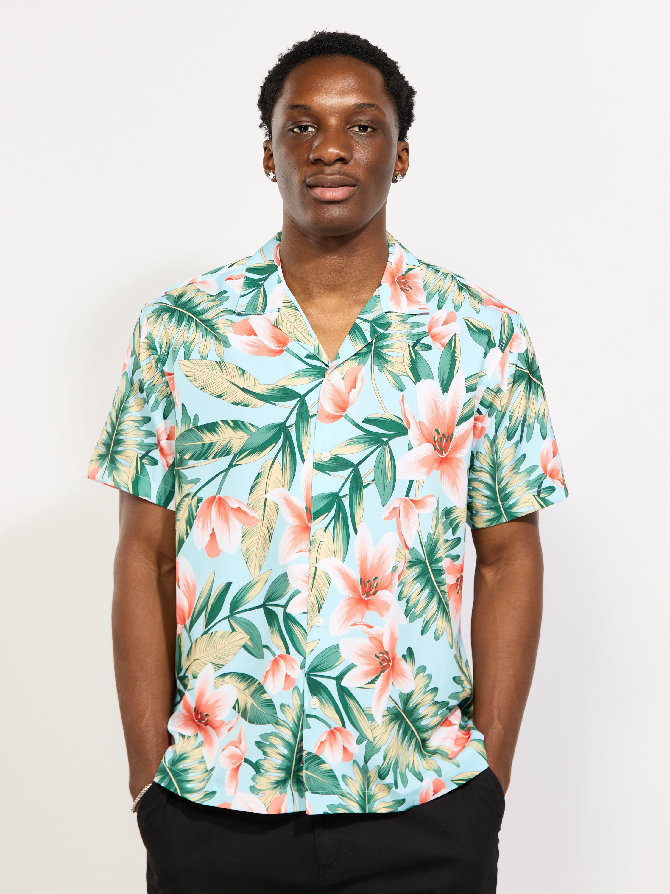 Tropical Woven Camp Shirt