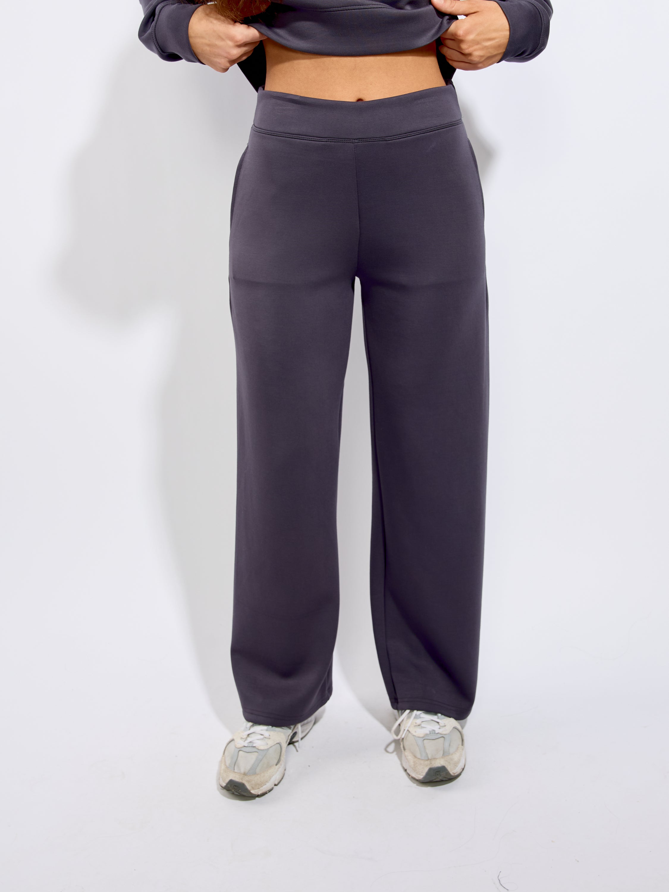 Second Skin Victoria Solid Scuba Wide Pant