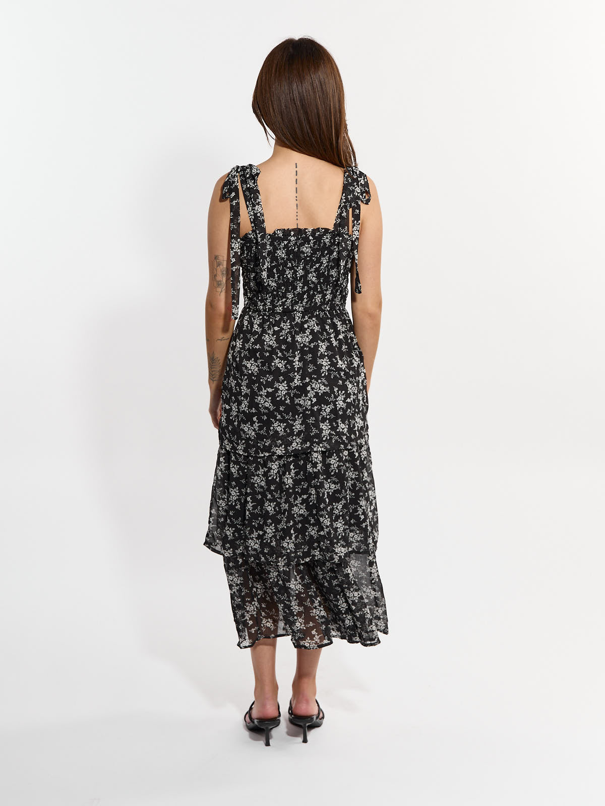 Julia Tiered Tie Strap Dress