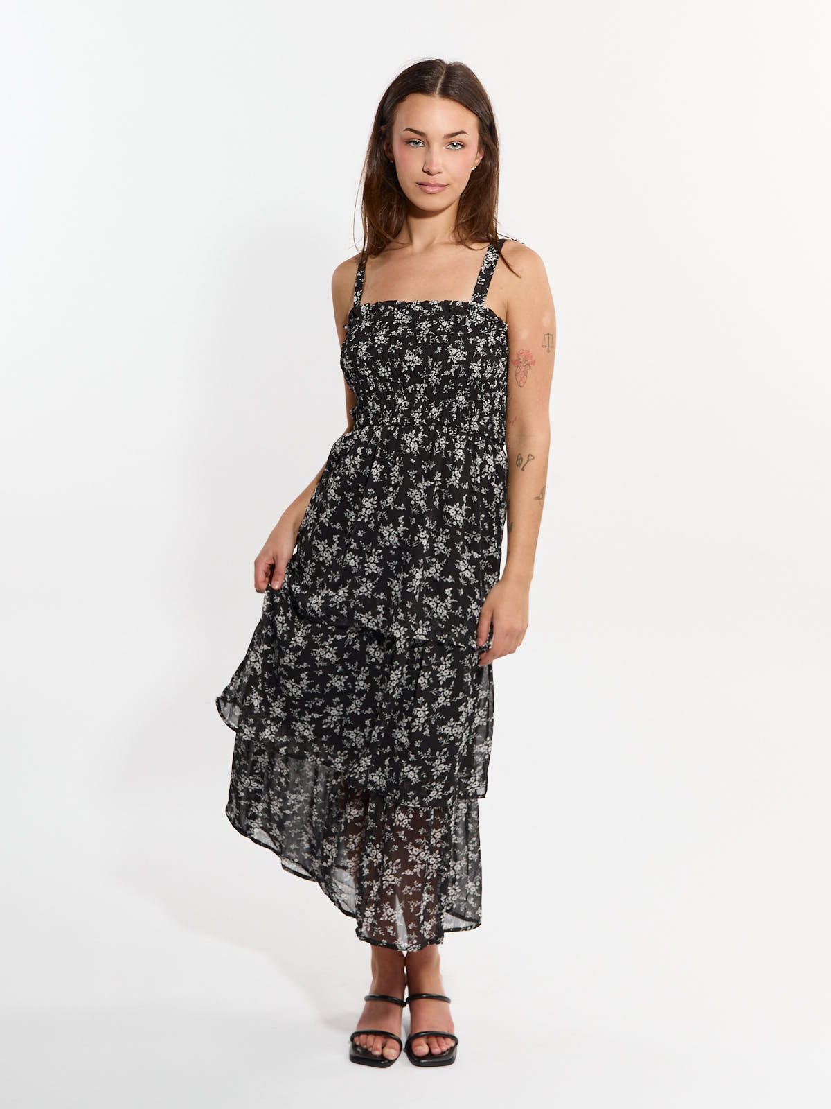 Julia Tiered Tie Strap Dress