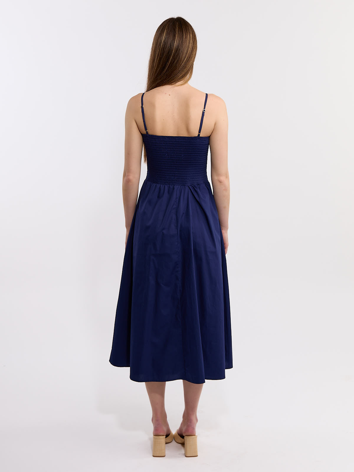 Mila Smocked Midi Dress