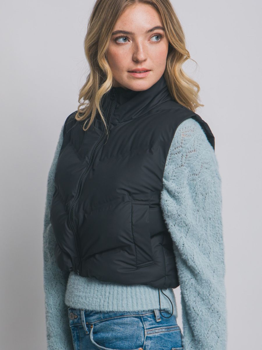 Joan Cropped Puffer Vest