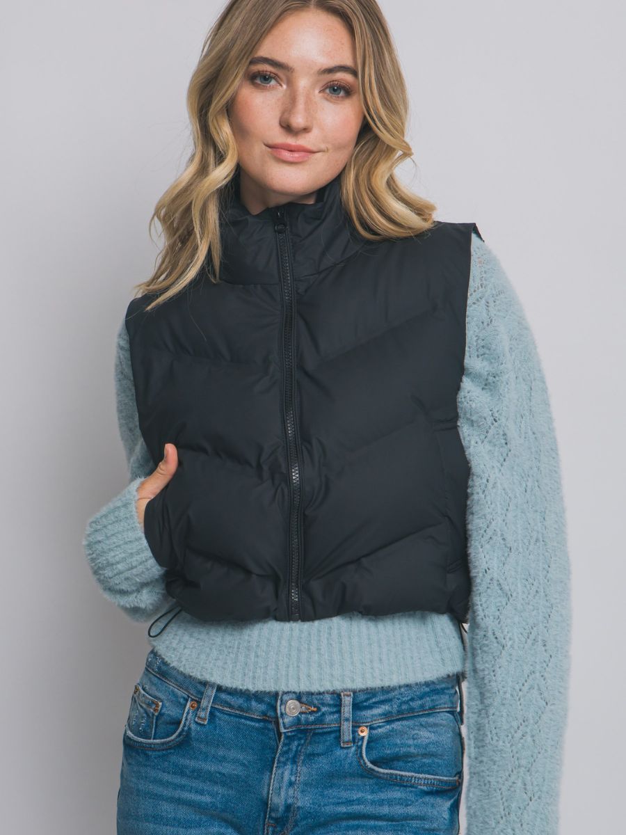Joan Cropped Puffer Vest