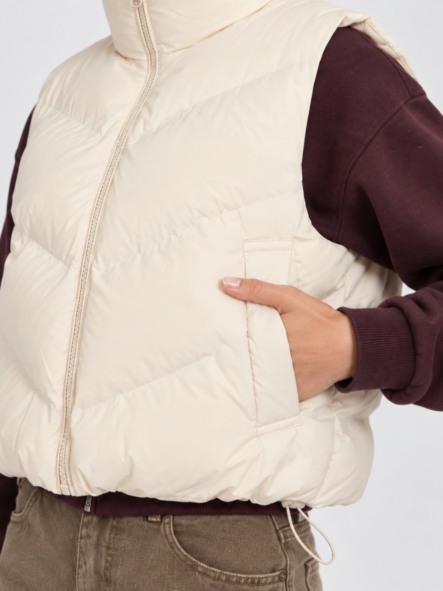 Joan Cropped Puffer Vest