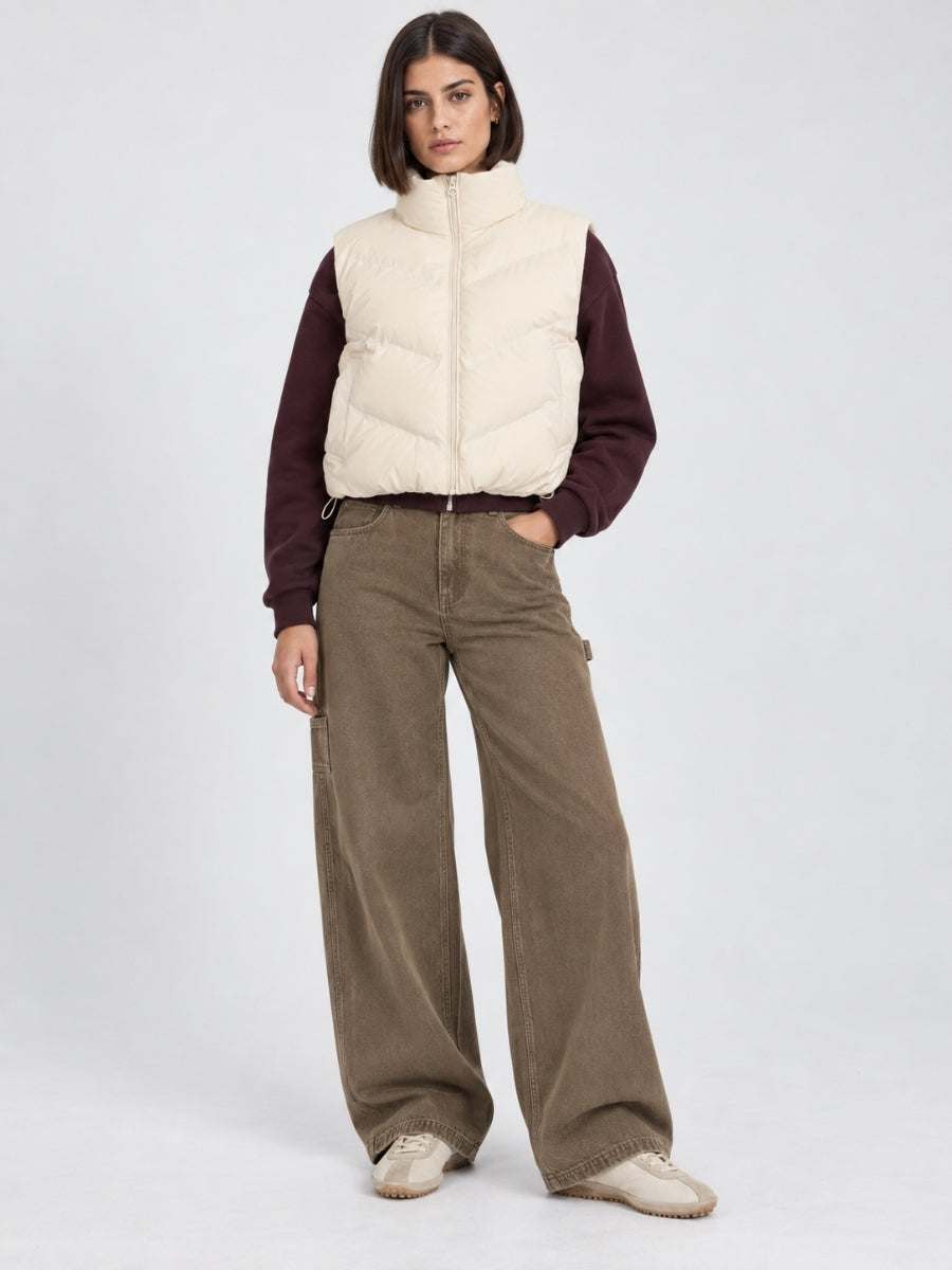 Joan Cropped Puffer Vest
