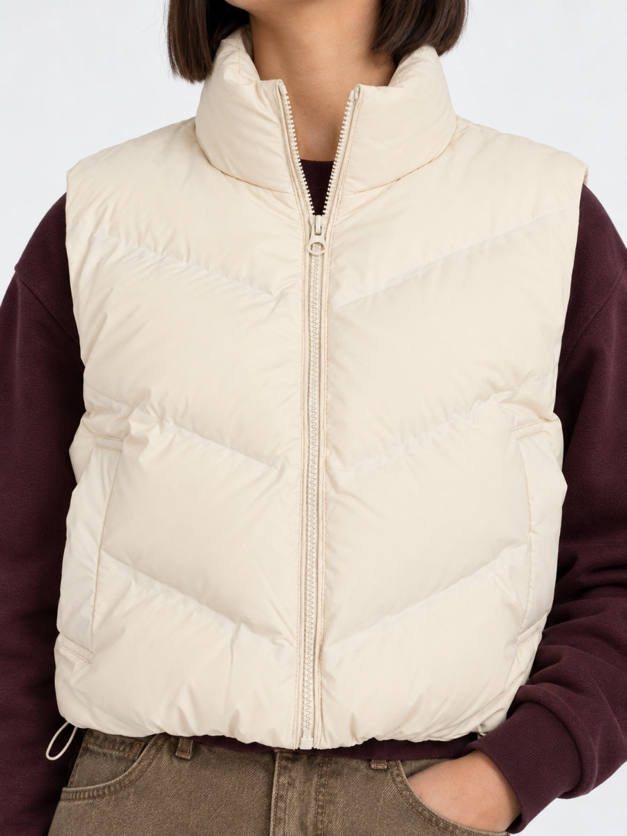 Joan Cropped Puffer Vest