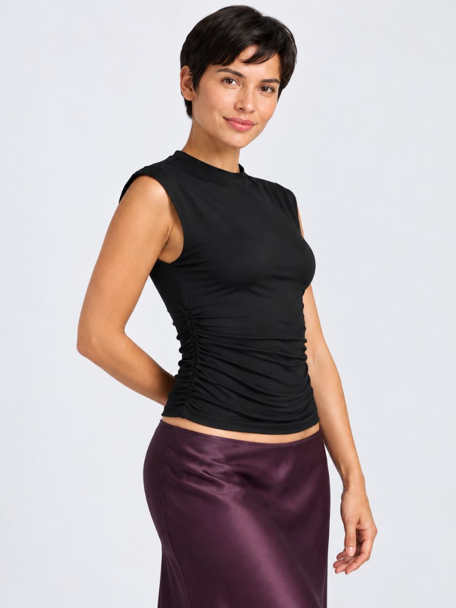 Ivy Mock Neck Tank Top
