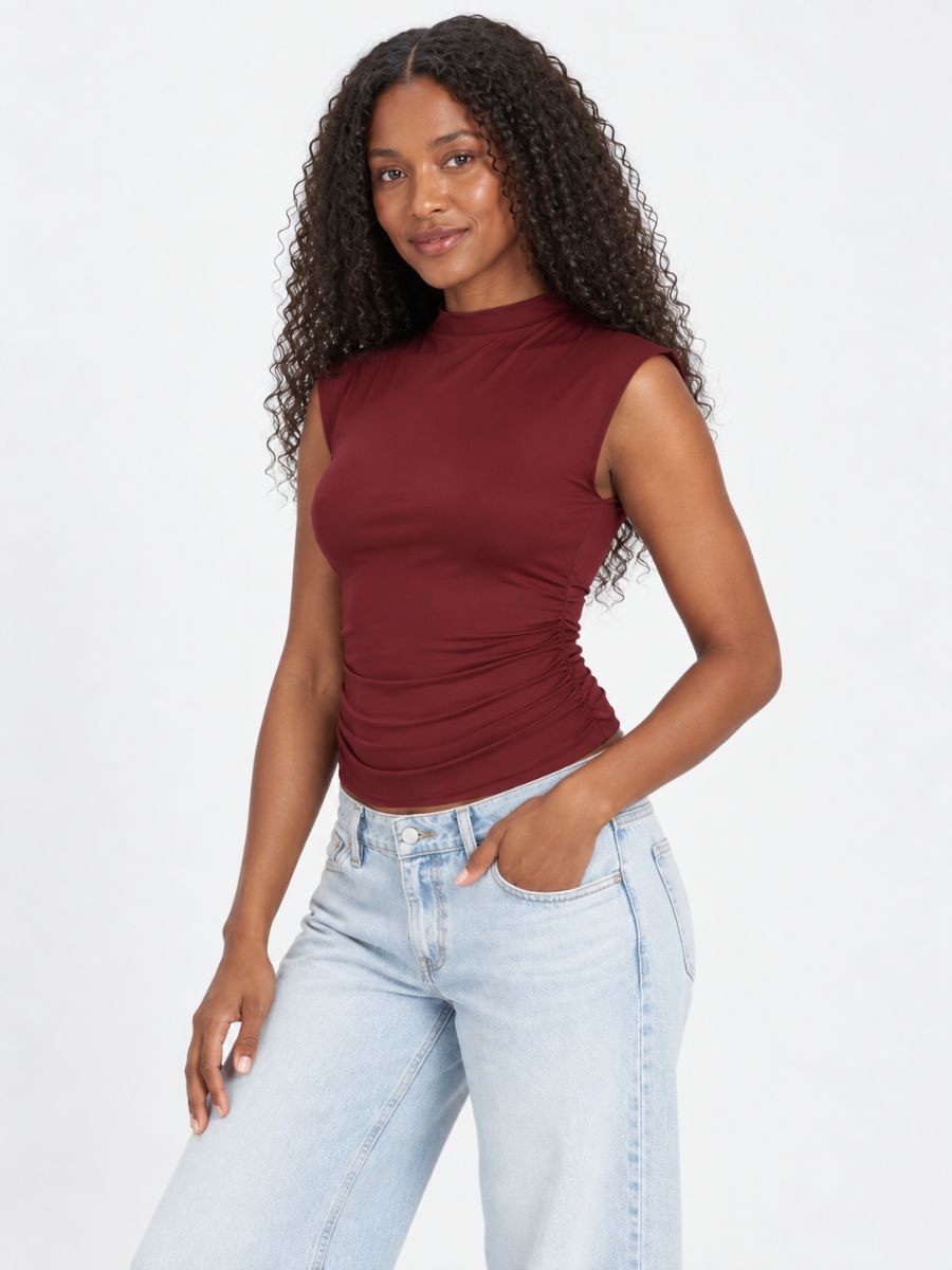 Ivy Mock Neck Tank Top